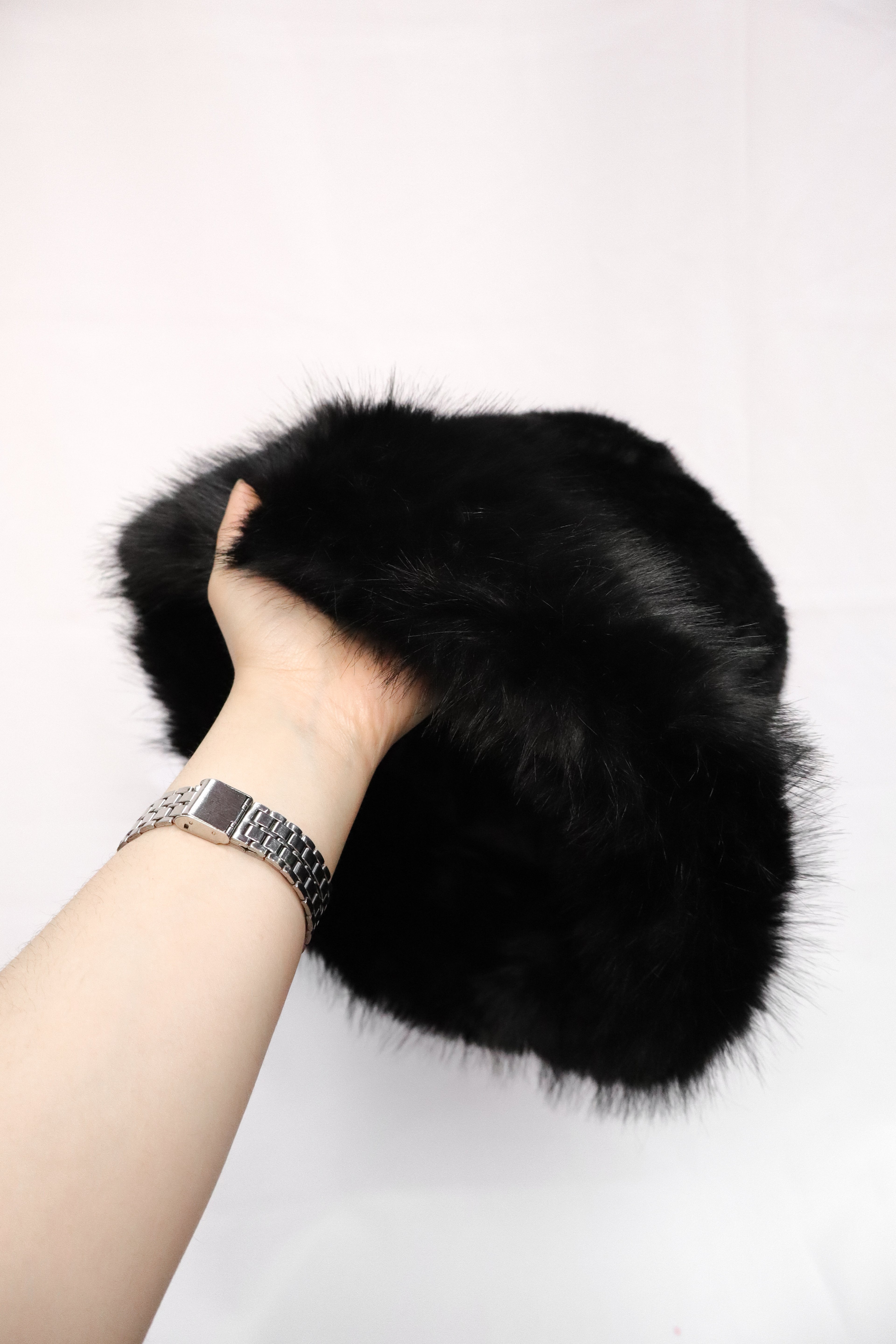 Pesquero de peluche (russian hat) negro