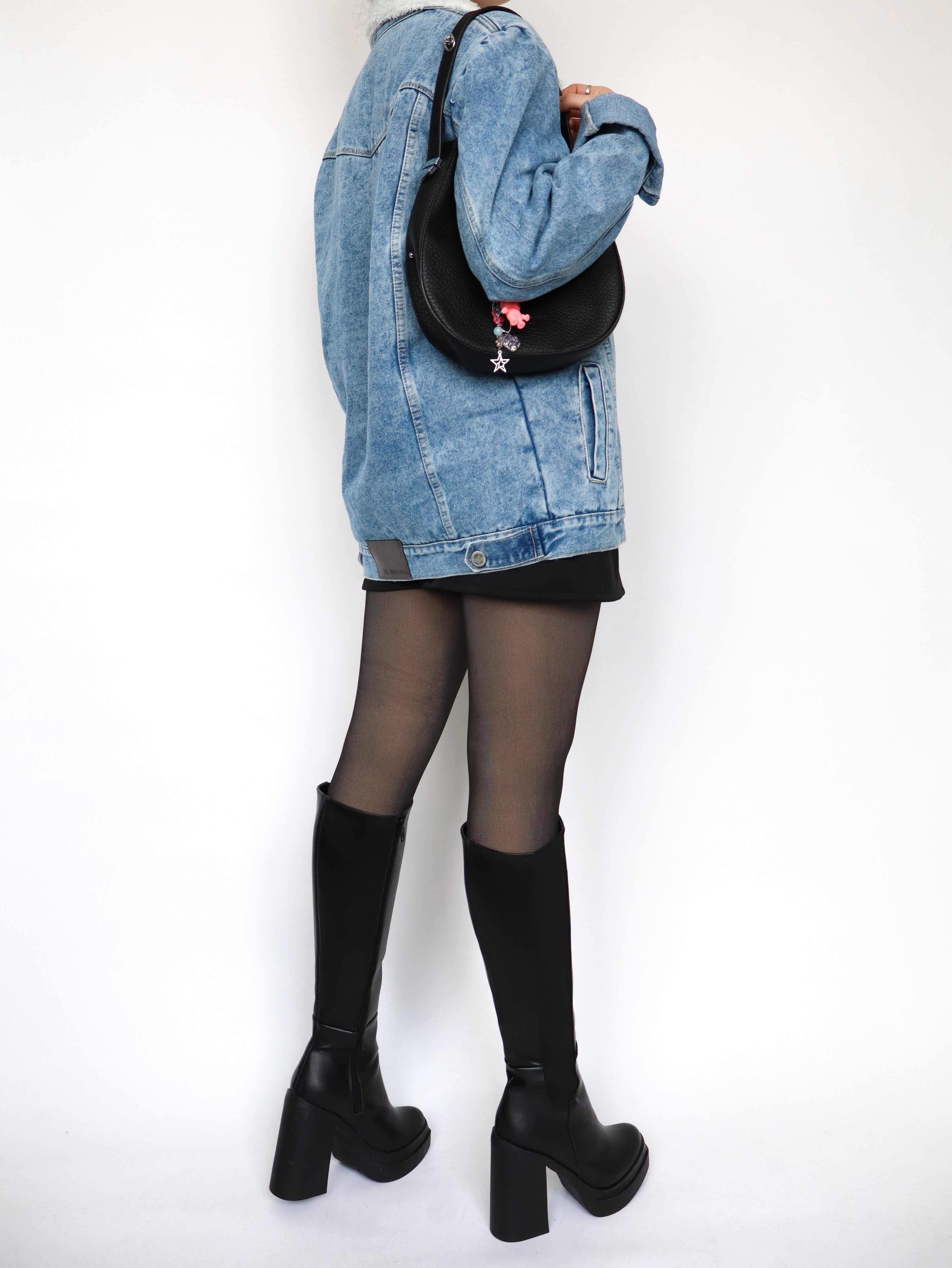 Chaqueta de jean ovejera -azul Medium-