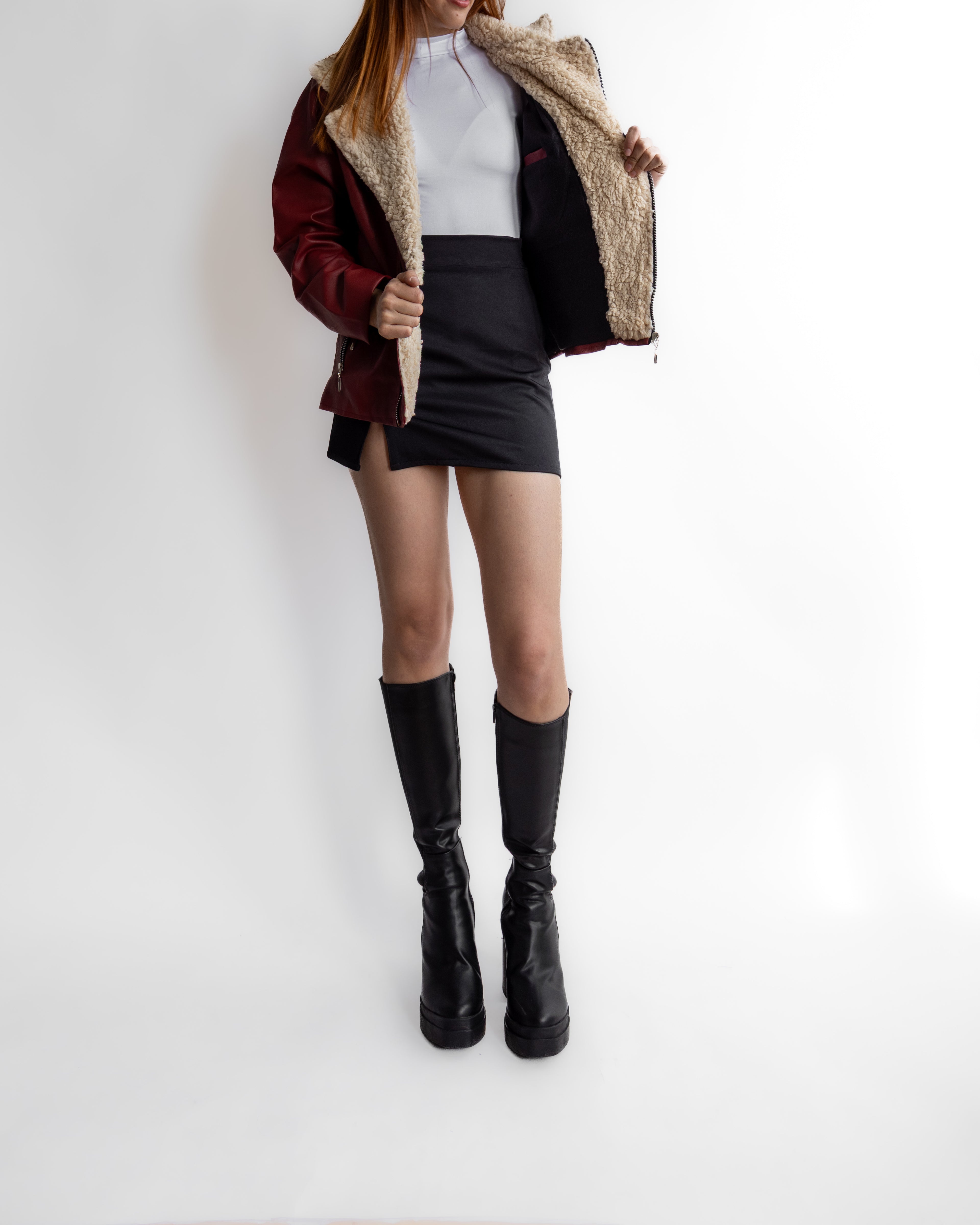 Chaquetón Arabella ★OVEJERA★ vino