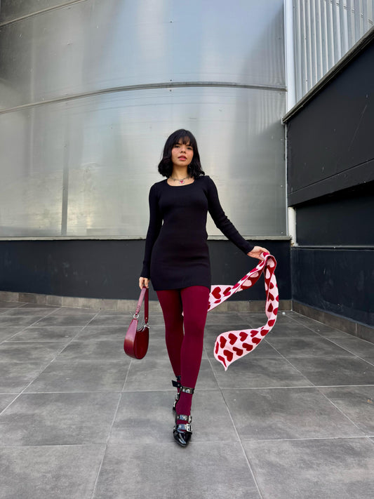 Vestido Princesa cuello cuadrado 🎀🖤