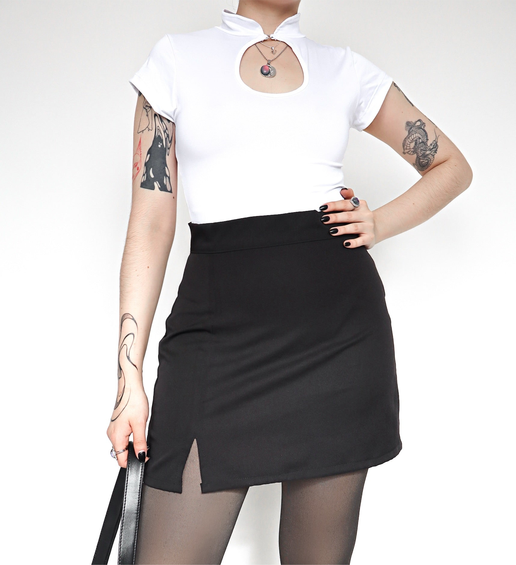 Body Qipao blanco