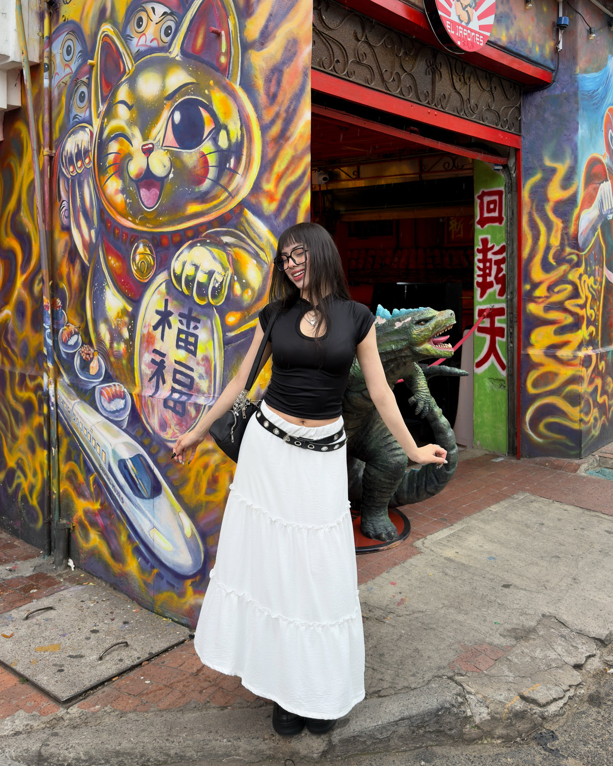 Blusa Qipao negra