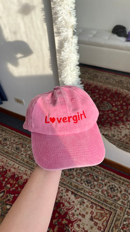 Gorra 'L❤︎vergirl' rosita