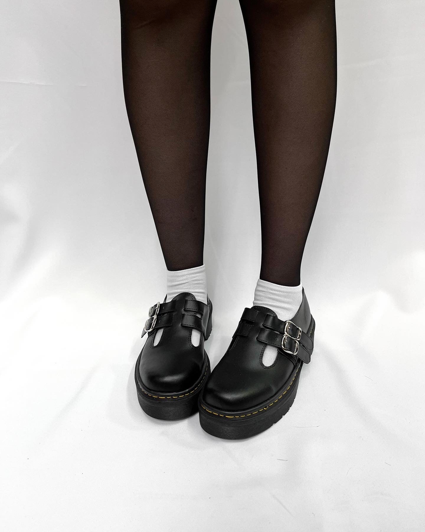 Mary jane estilo dc martens doble hebilla