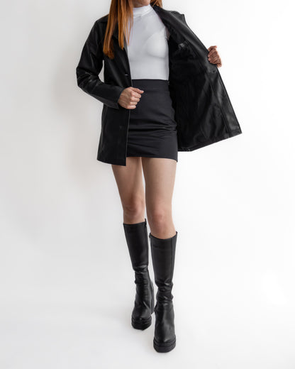 Gabardina Buffy negra