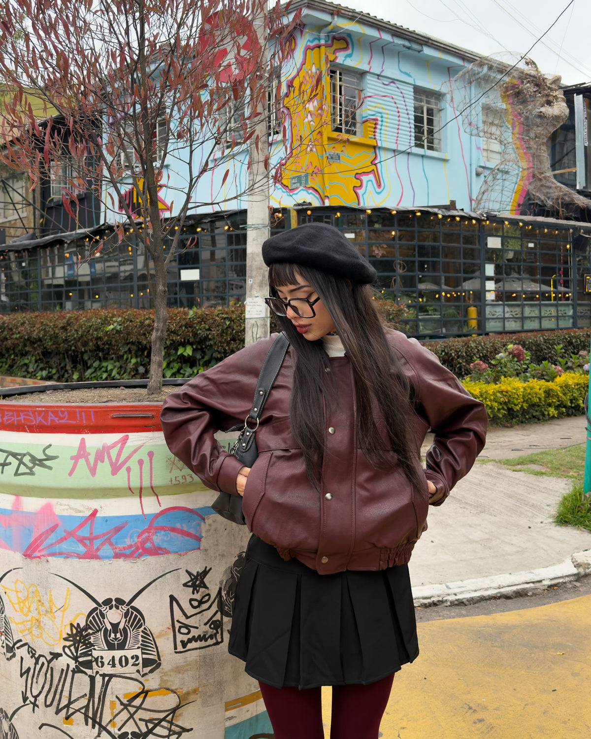 Chaqueta 'chike del centro'<𝟑 vino