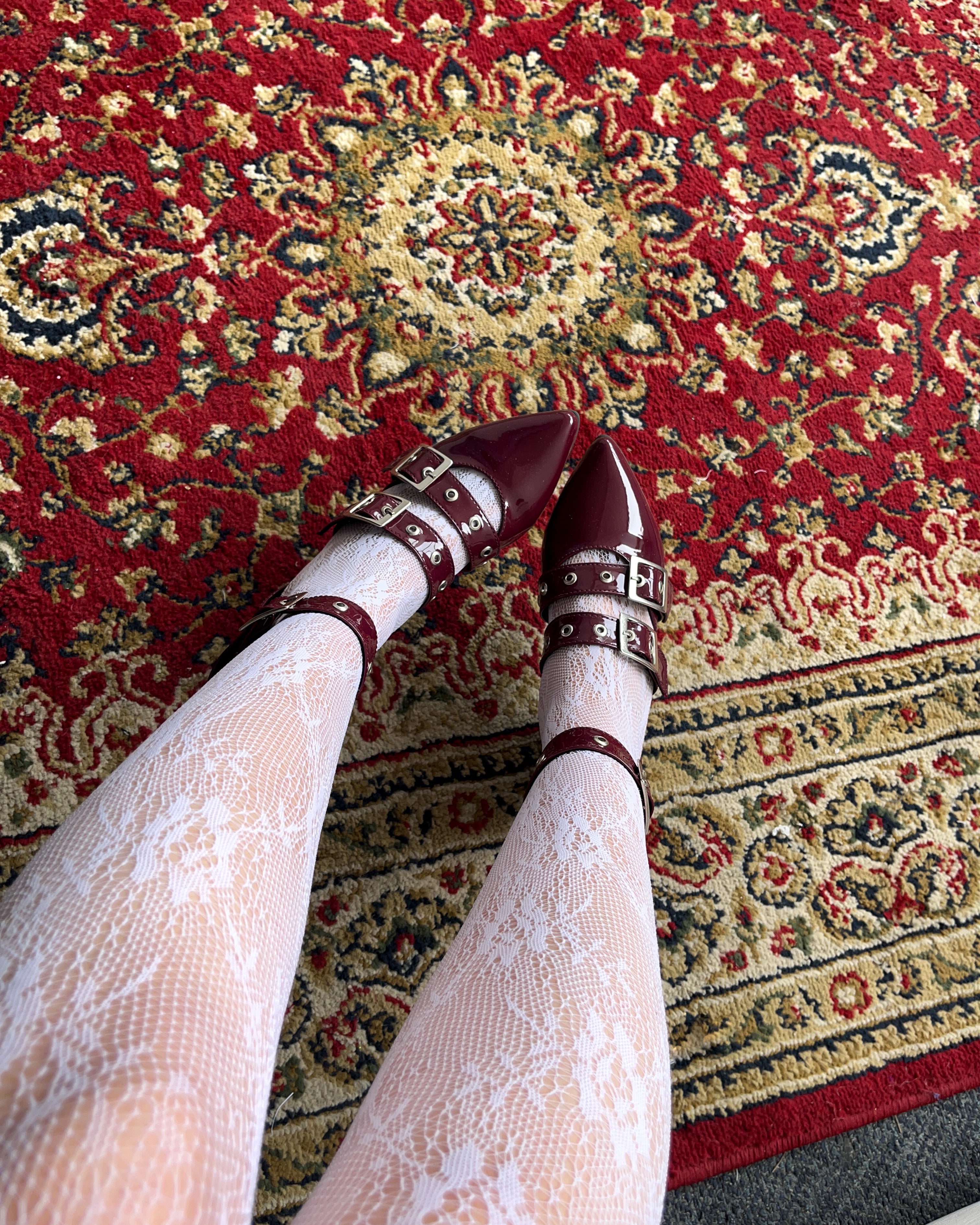 Zapatos Mary Jane de taches VINO ★