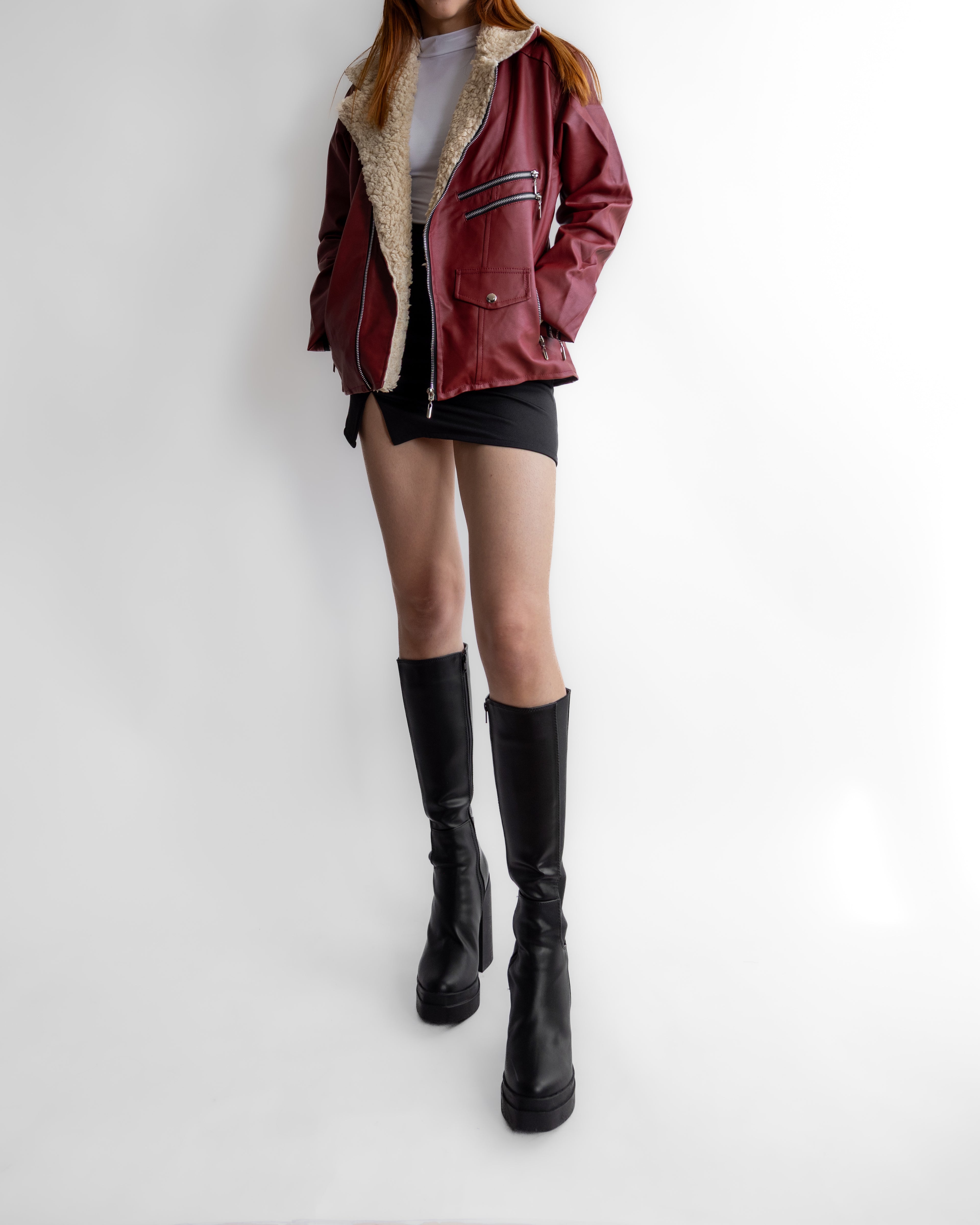 Chaquetón Arabella ★OVEJERA★ vino
