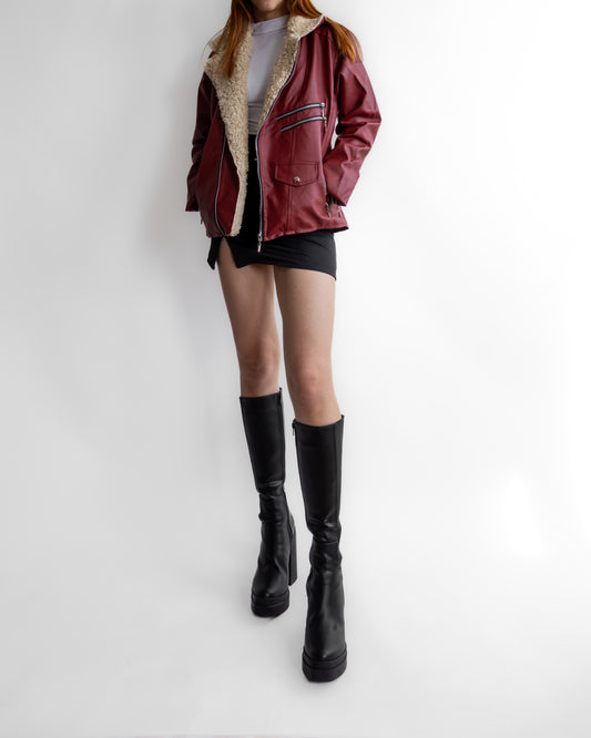 Chaquetón Arabella ★OVEJERA★ vino