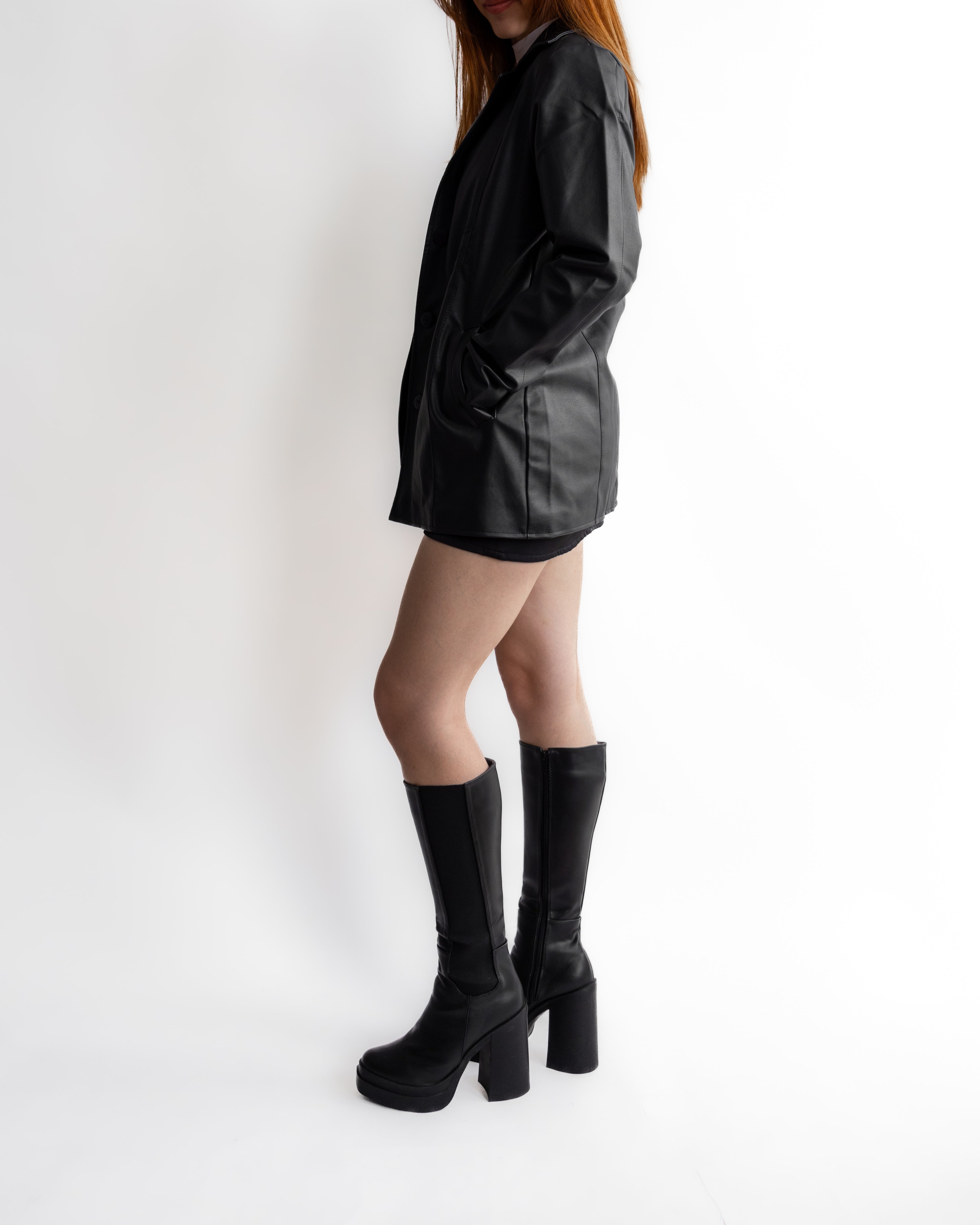 Gabardina Buffy negra