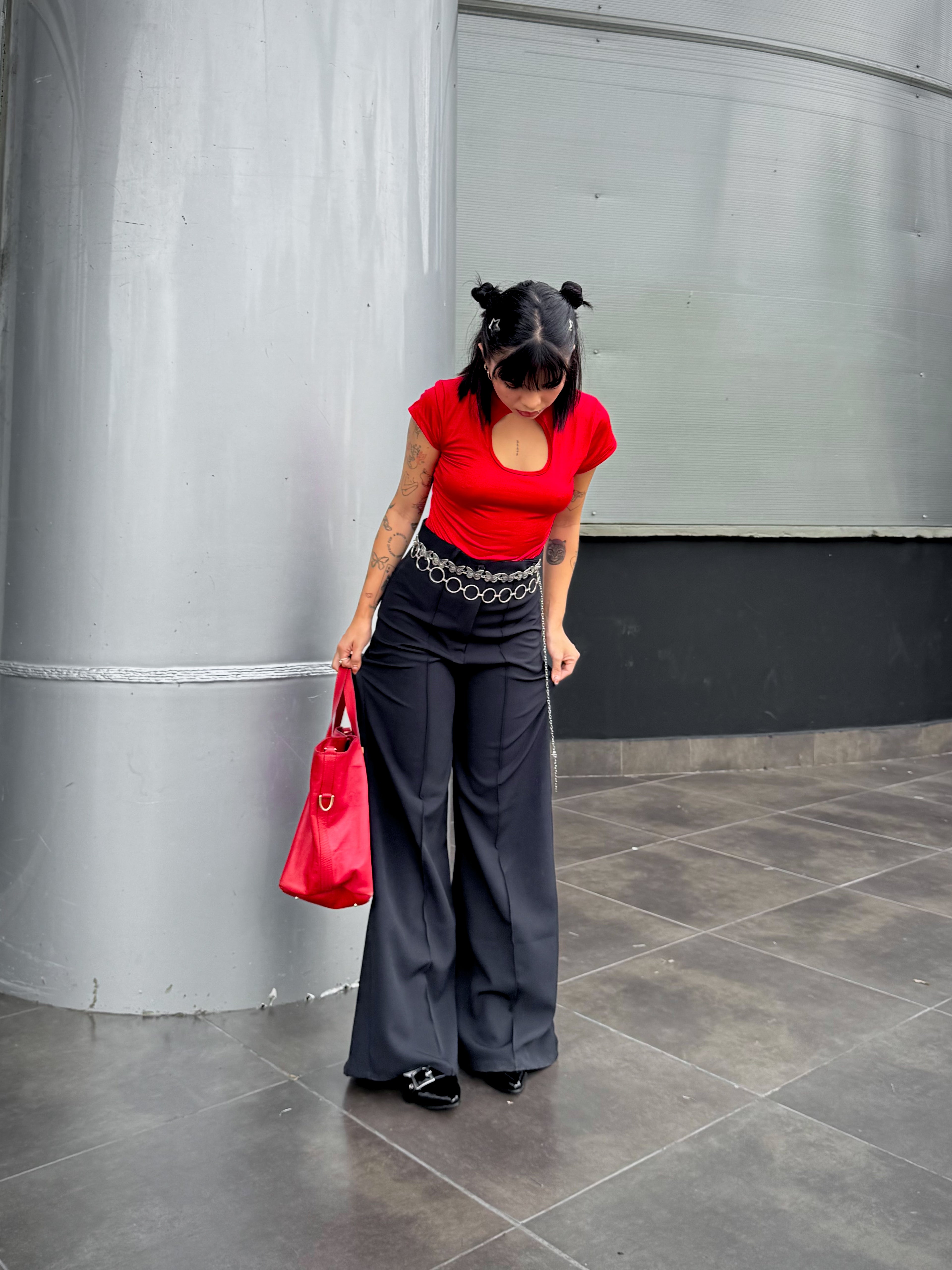 Pantalón cool girl negro