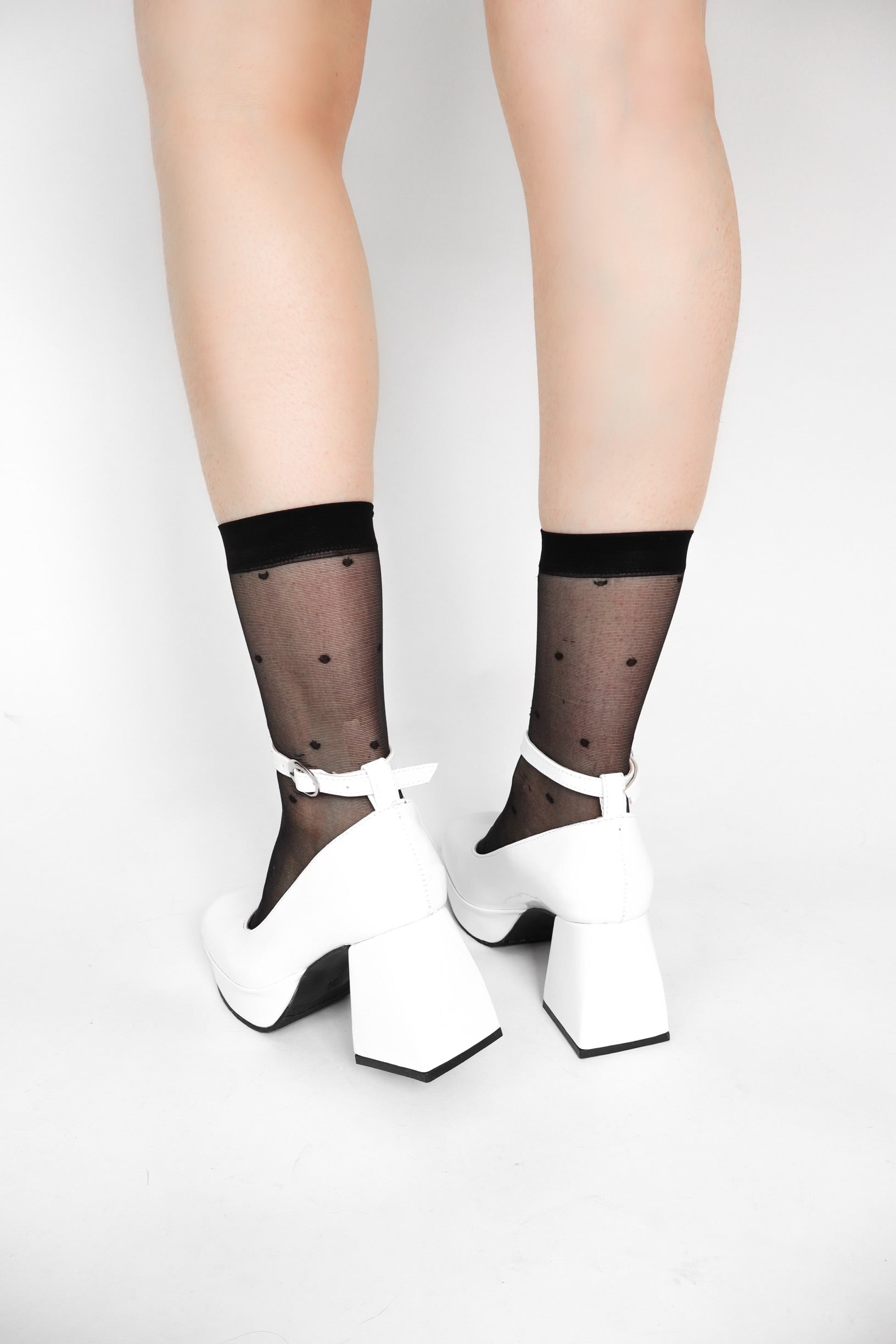 Zapatos Mary Jane blancos