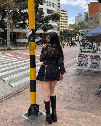 Falda Carrie tutú negra