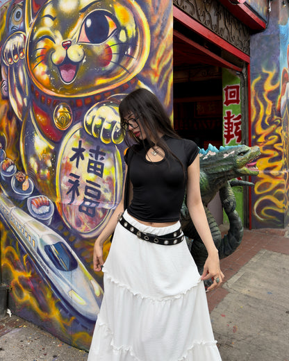 Blusa Qipao negra