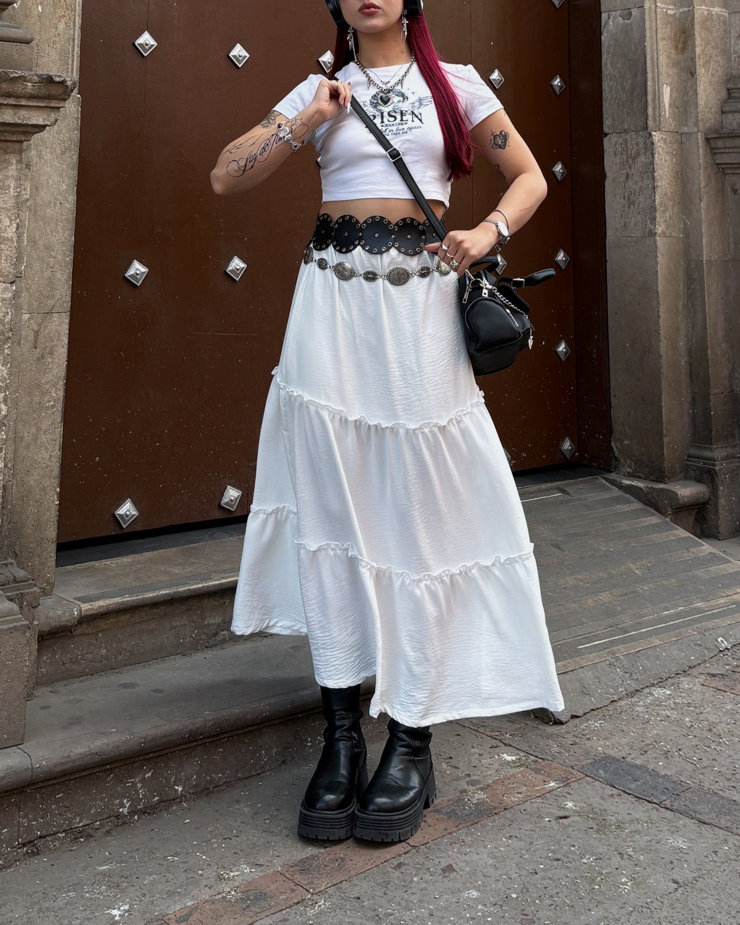 Falda Witchy ✨ blanca