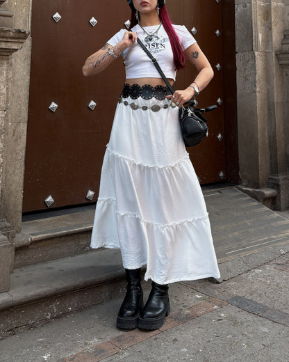 Falda Witchy ✨ blanca