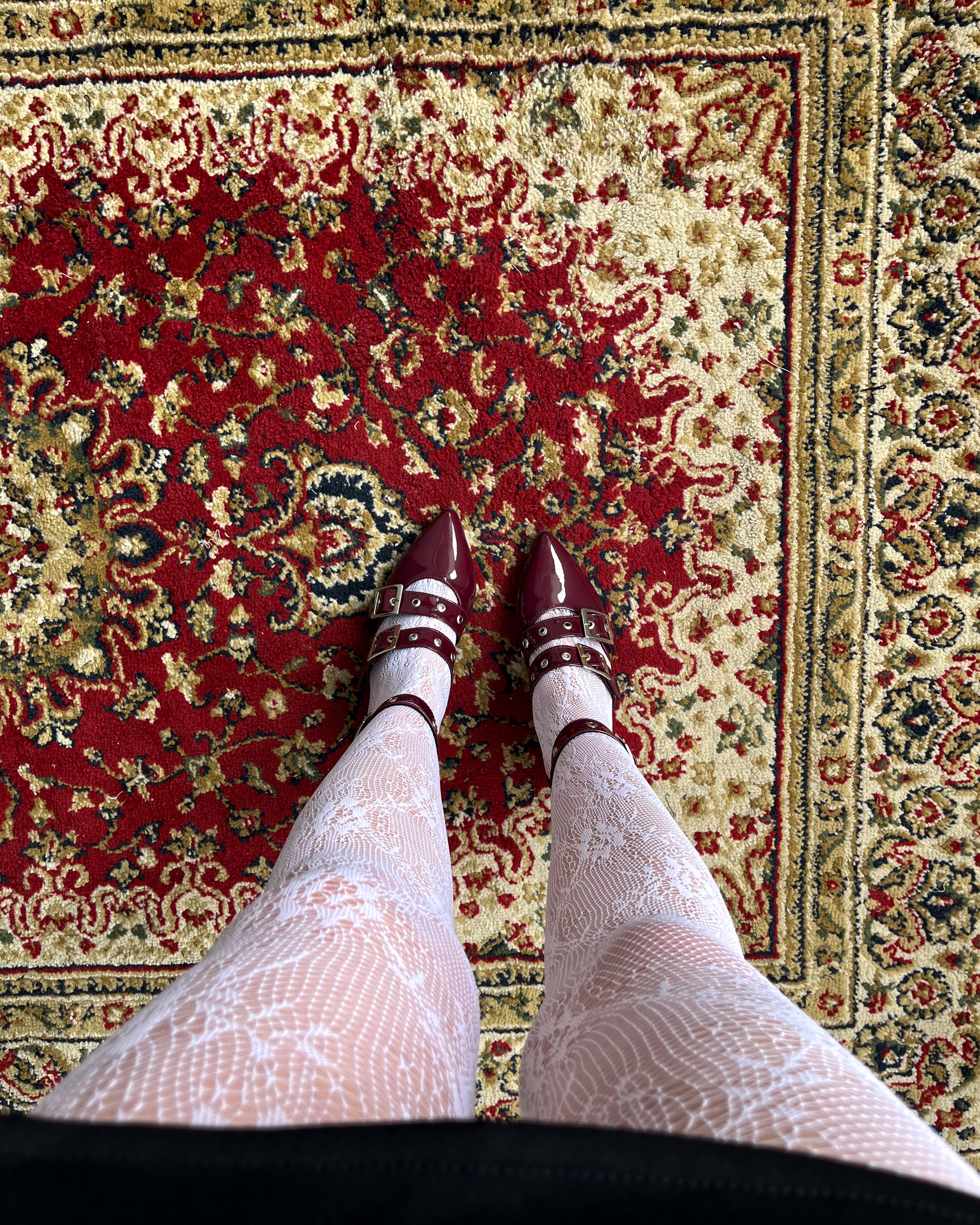 Zapatos Mary Jane de taches VINO ★