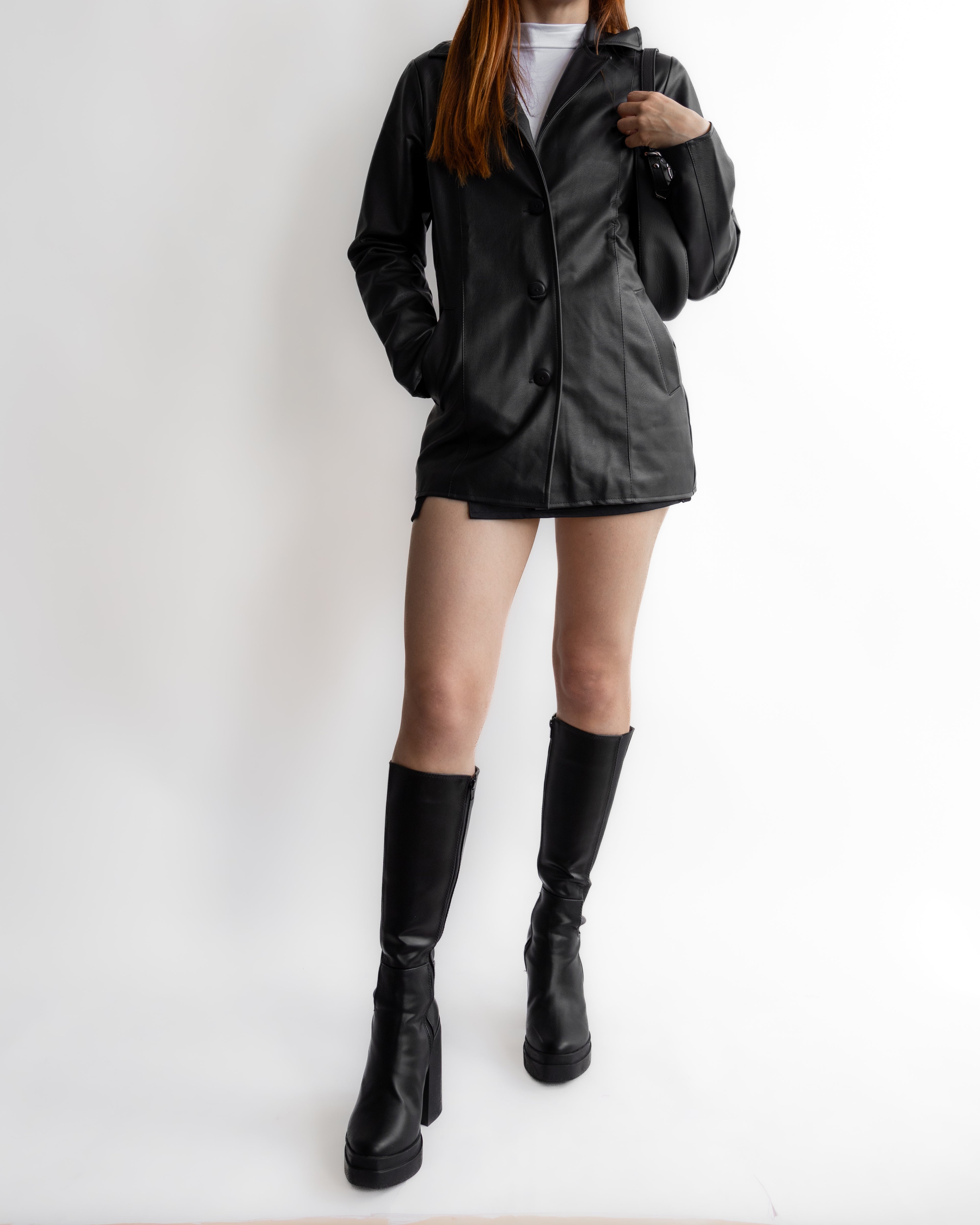 Gabardina Buffy negra