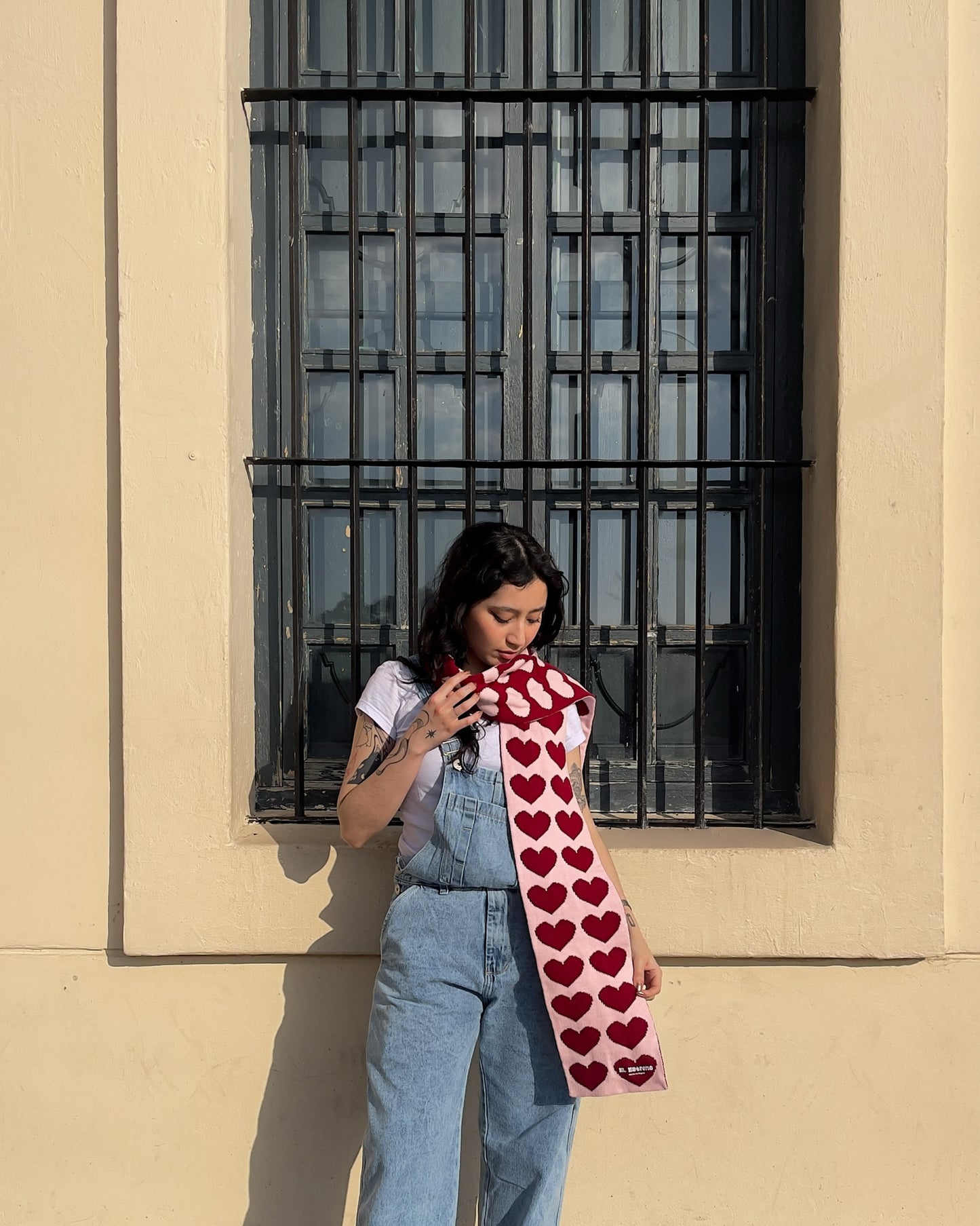 Bufanda LOVER tejida