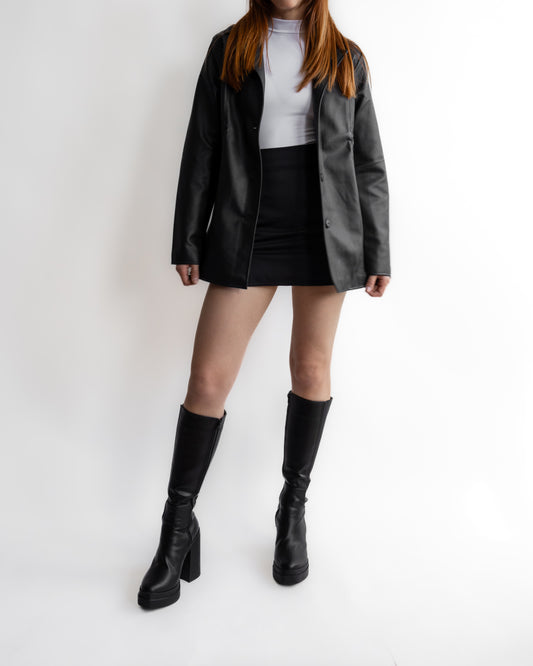 Gabardina Buffy negra