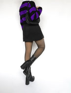 Saco Freddy corto Negro&Morado