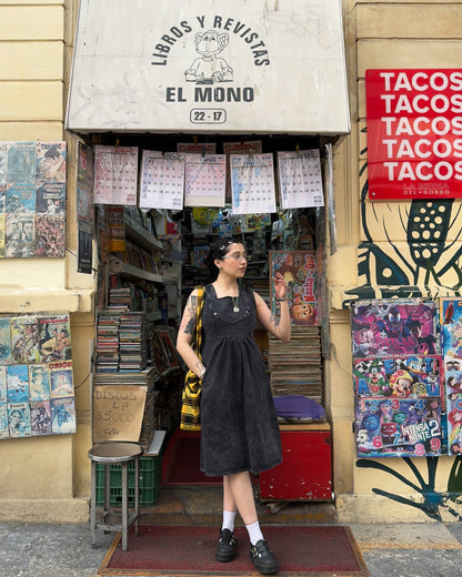 Vestido Tessa gris acid wash ★