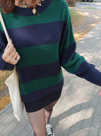 Saco Freddy Largo verde&azul