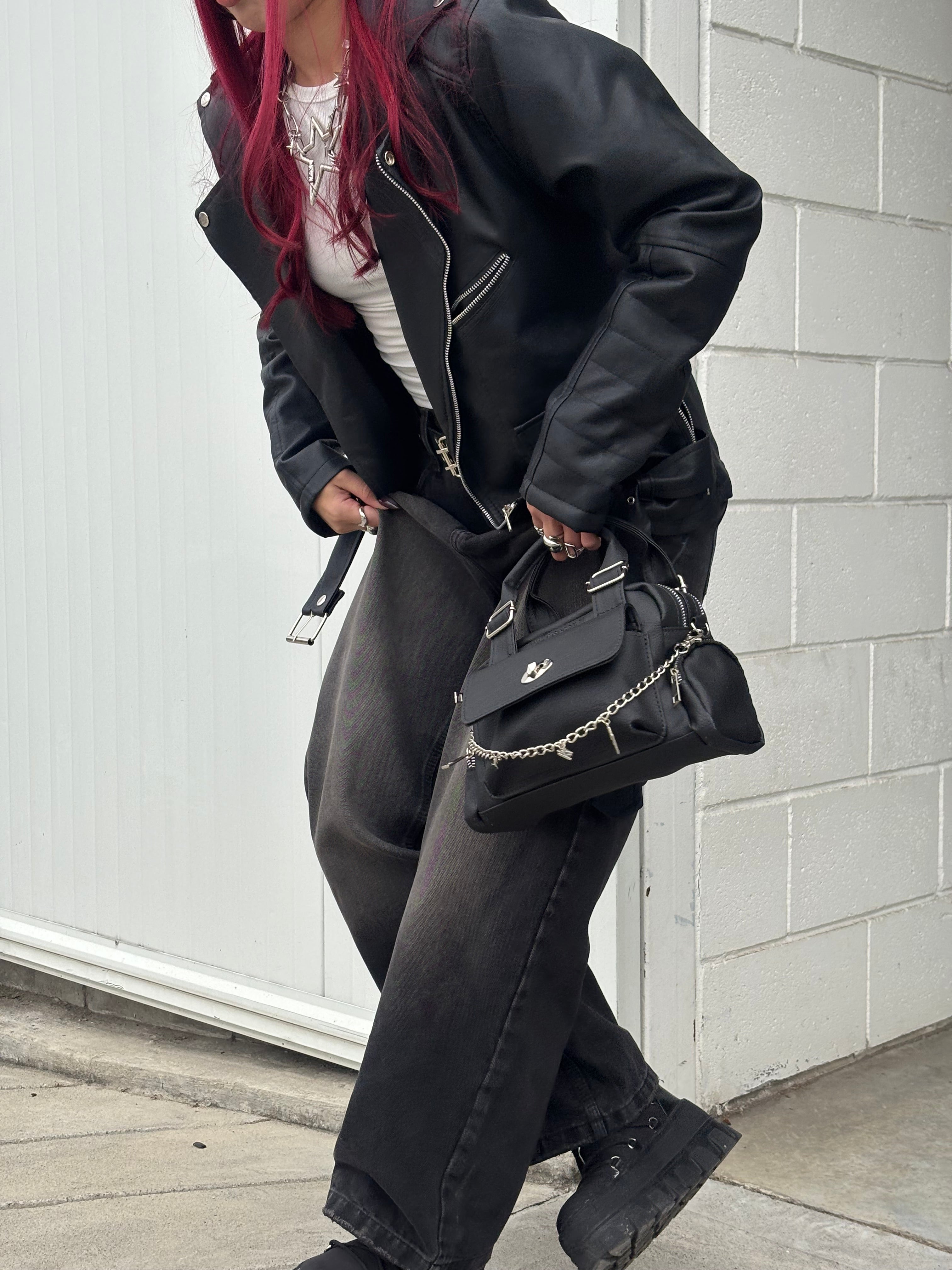 Jean Extra Baggy negro lavado