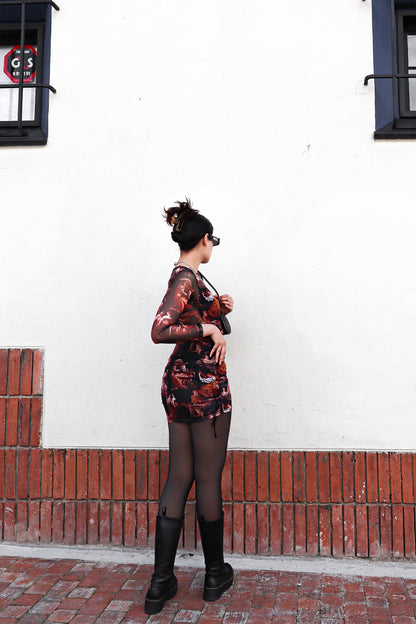Vestido Renacentista de malla