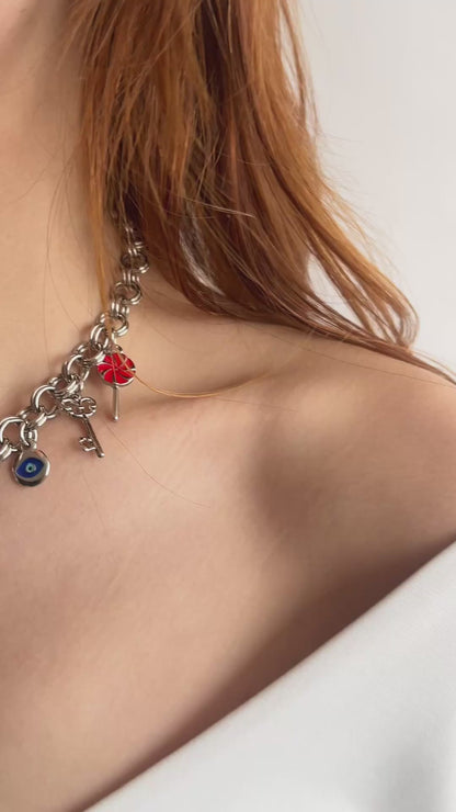 Collar de charms INTENSO colorido