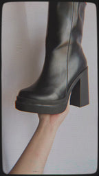 Botas Barbie altas negras