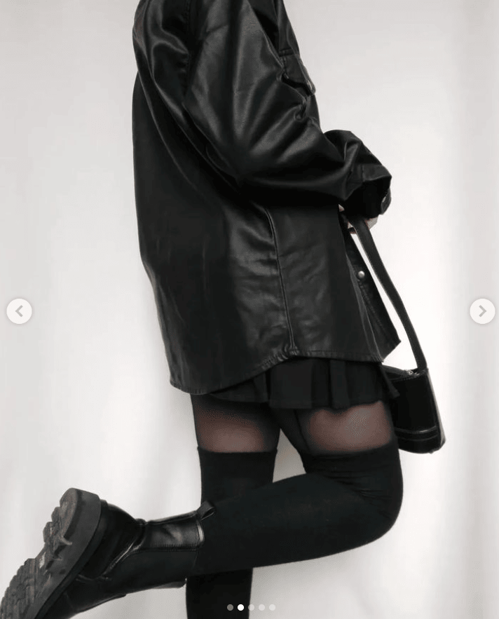 Camisa cuerotex negra