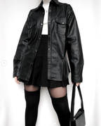 Camisa cuerotex negra
